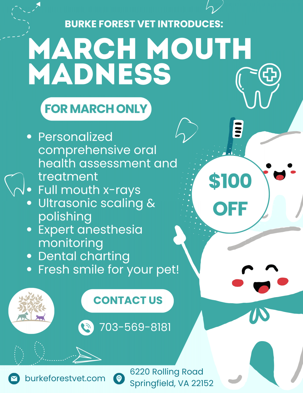 March Mouth Madness - Contact Us!